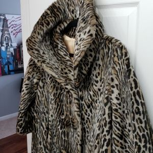 1960's Vintage Kashan Leopard Coat